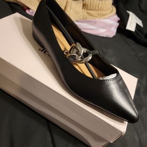 Black dressy flats